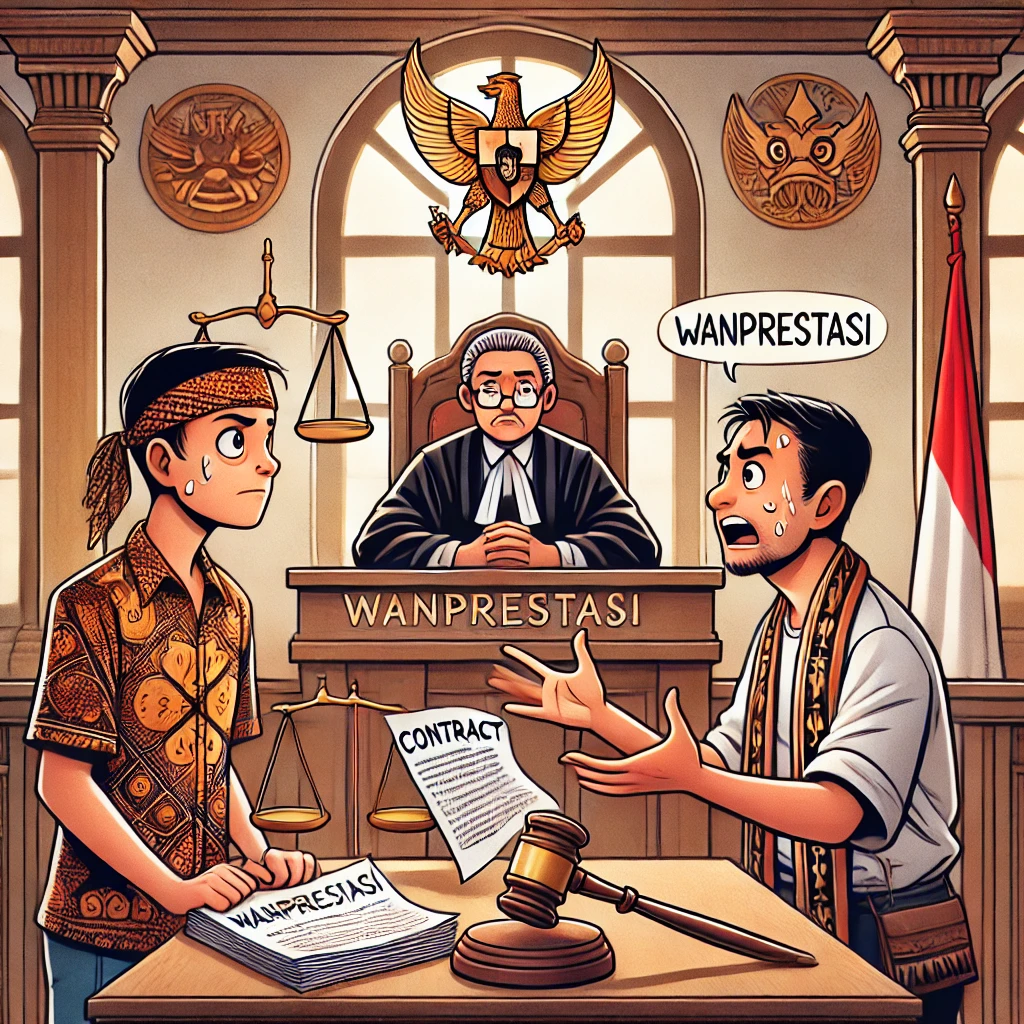 UPAYA HUKUM TERHADAP DEBITUR YANG WANPRESTASI